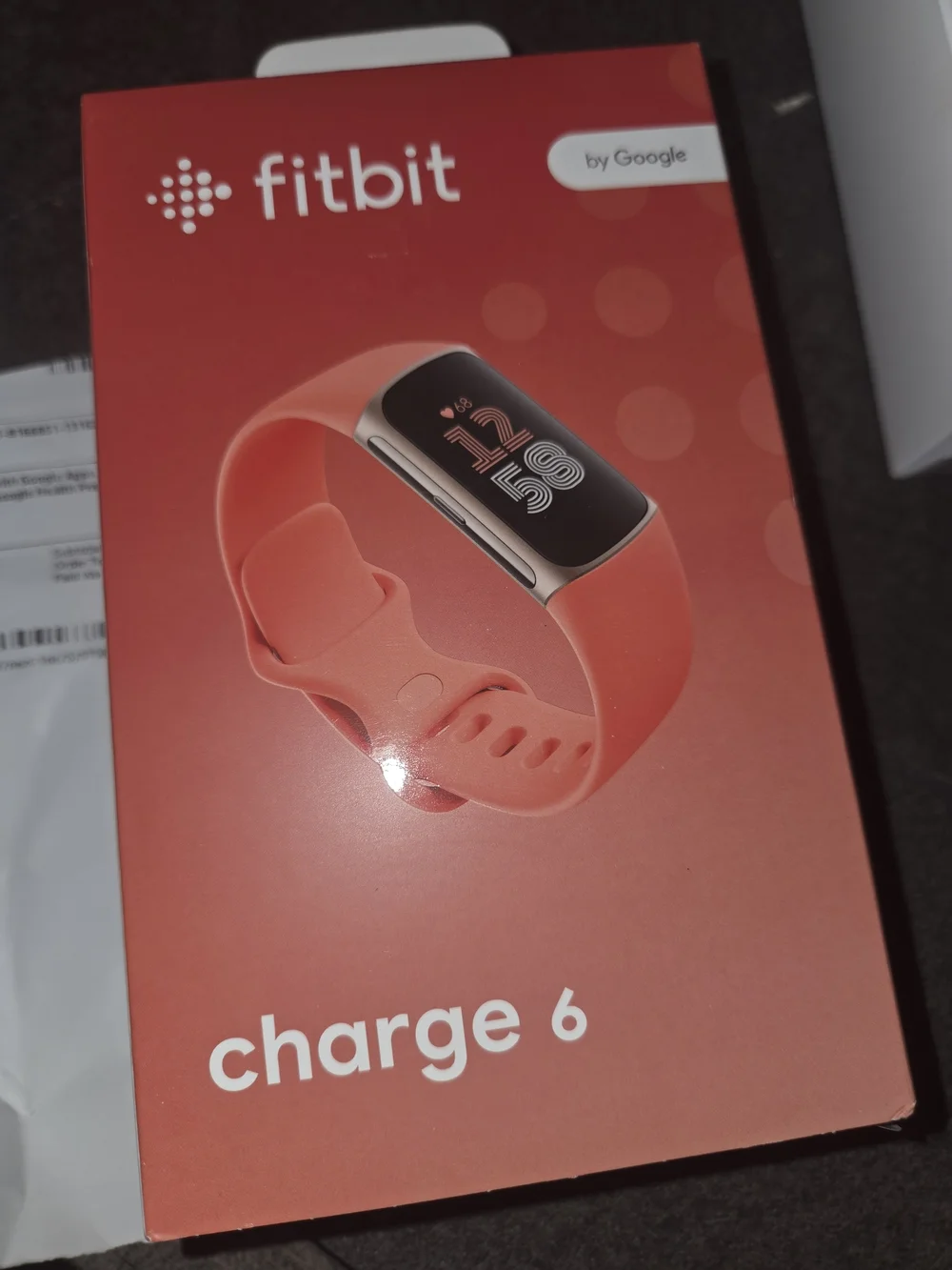 Authentic Google Fitbit Charge 6 Coral Gold Sealed New See Receipt